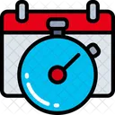 Clock Schedule Time Keeping Icon