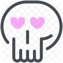 Skull Hearts Deadly Love Icon