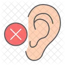 Deaf Ear Disability Icon