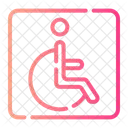 Behinderte Handicap Rollstuhl Symbol