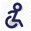 Behinderte Rollstuhl Handicap Symbol