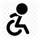 Behinderte Rollstuhl Handicap Symbol