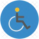 Behinderte Handicap Rollstuhl Symbol