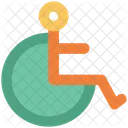 Behinderte Handicap Rollstuhl Symbol