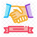 Business Handshake Deal Icon