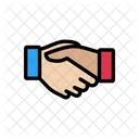 Deal Partnership Handshake Icon