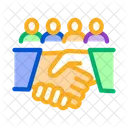 Handshake Work Contract Icon