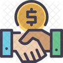 Deal Handshake Financial Icon