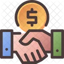 Deal Handshake Financial Icon
