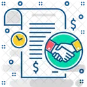 Deal Handshake Contract Icon
