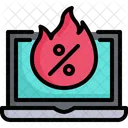 Deal Hot Label Promotion Icon