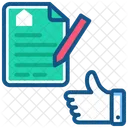 Deal Agreement Legal Document Icon