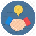 Business Handshake Business Handclasp Meeting Icon