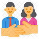 Deal Partnership Handshake Icon
