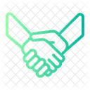 Deal Trick Or Treat Partnership Handshake Icon