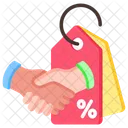 Deal Agreement Tag Icon