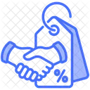 Deal Agreement Tag Icon