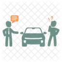 Dealership Car Seller Icon