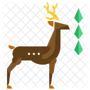 Standing Deer Animal Icon