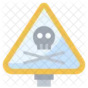 Death Warning Triangle Icon