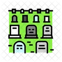 Cemetery Landscape Mortality Icon