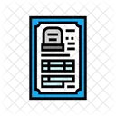 Death Certificate Mortality Icon