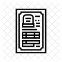 Death Certificate Mortality Icon