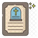 Death Certificate  Icon