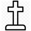 Cross Sign Death Symbol Christianity Sign Icon