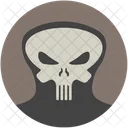 Death Mask Face Head Comics Skull Icon