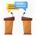 Debate Speech Conversation Icon