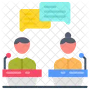 Debate Arguing Discussion 아이콘