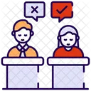Debate Speech Discussion Icon