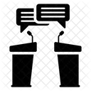 Debate Speech Conversation Icon