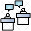 Debate Election Dispute Icon