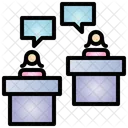 Debate Election Dispute Icon