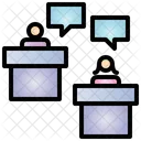 Debate Election Dispute Icon
