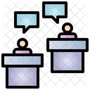 Debate Election Dispute Icon