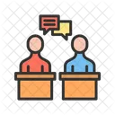 Debate Speech On Air Icon