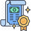 Debenture Investment Bond Icon