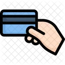 Debit card in hand  Icon