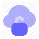 Debloquer Cloud Deverrouiller Cloud Icon