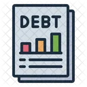 Debt Bank Document Icon