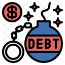Debt Loan Money Icon
