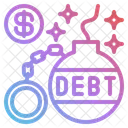 Debt Loan Money Icon