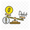 Debt Loan Processing Icon