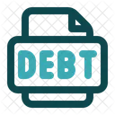 Debt Loan Broke Icon