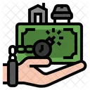 Debt Bank Loan  Icon