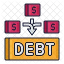 Debt Consolidation Devt Money Capital Icon