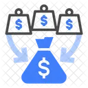 Debt consolidation  Icon